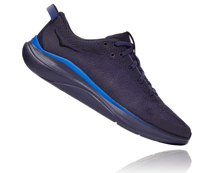 Zapatillas Running Hoka One One Hombre - Hupana Flow - Azul Marino - QIS072936